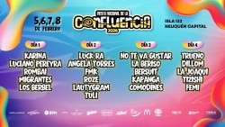 IMPERDIBLE: ya est&aacute; confirmada la grilla de la Fiesta Nacional de la Confluencia
