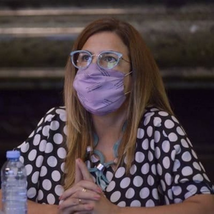 "Generan una división señalando una supuesta posición de indiferencia, cuando el gobierno de Alberto Fernández ha tenido una claridad absoluta". Claudia Neira